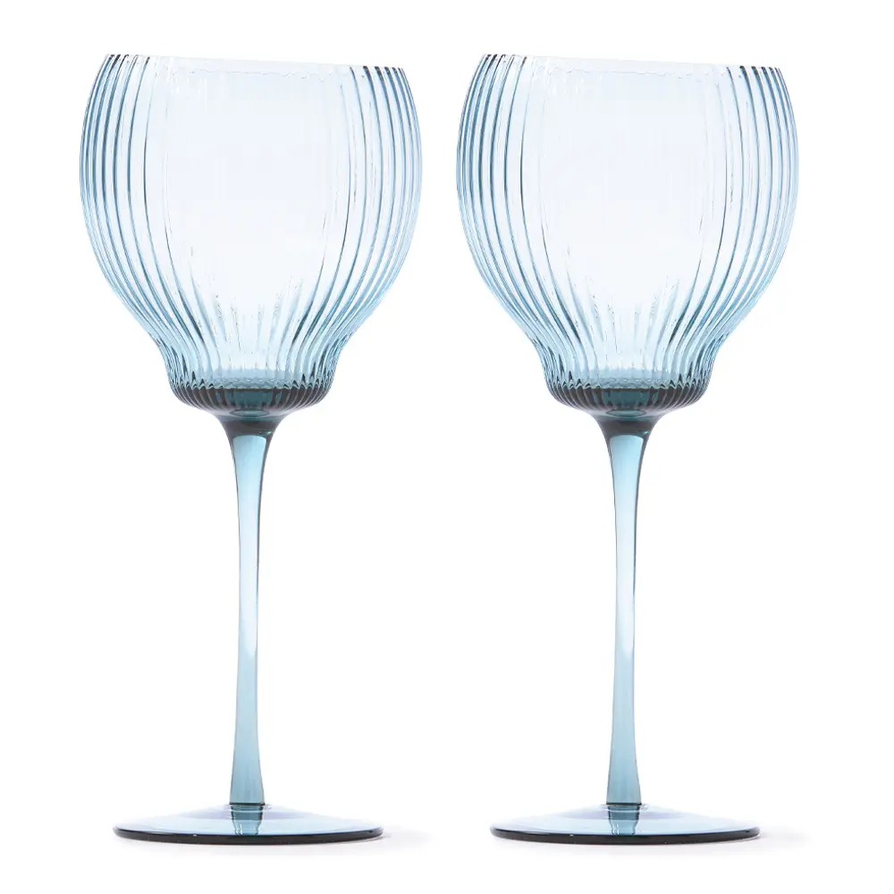 Pum Viinilasi 22 cm 2 kpl Sininen