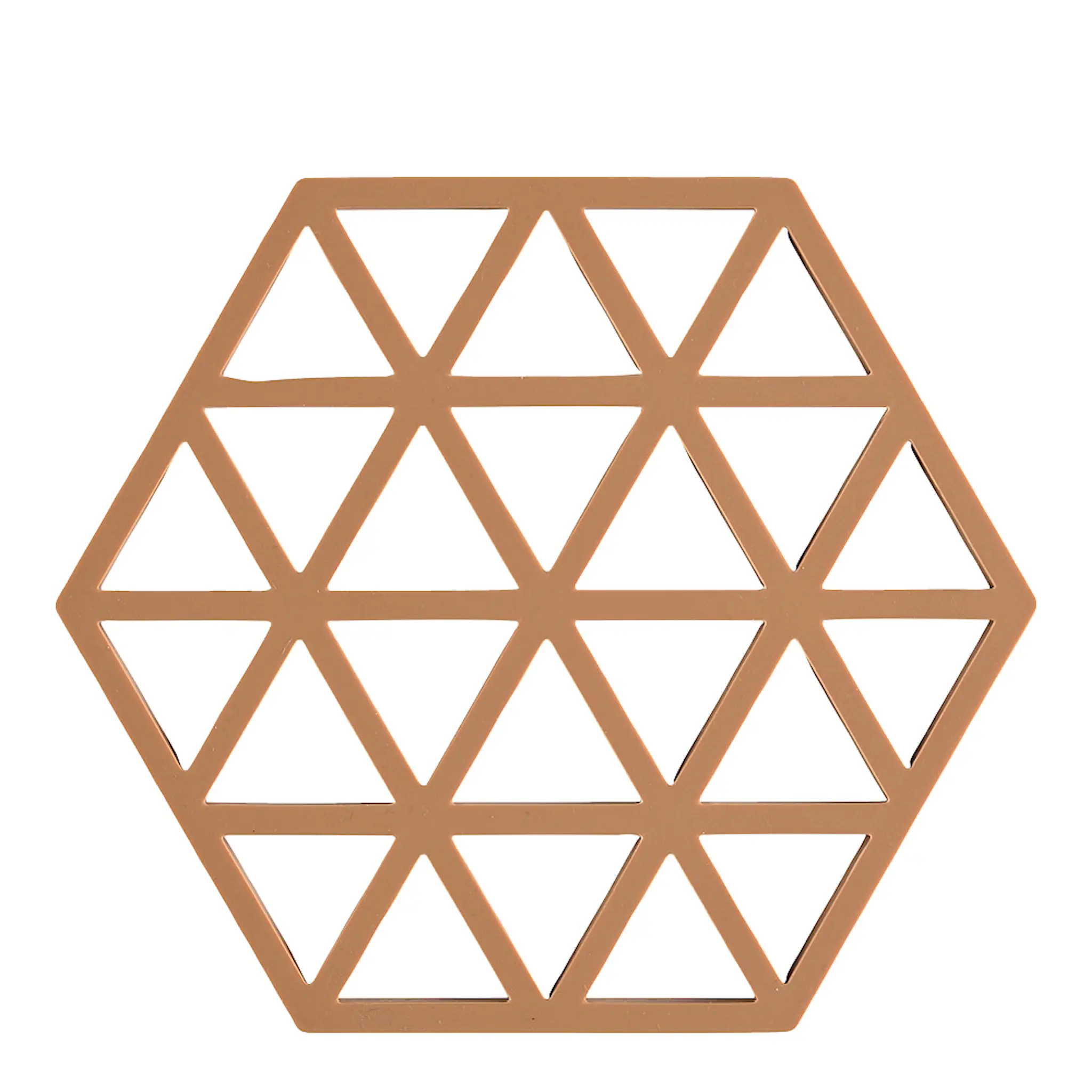 Zone Triangles Grytunderlägg 16 cm Light Terracotta