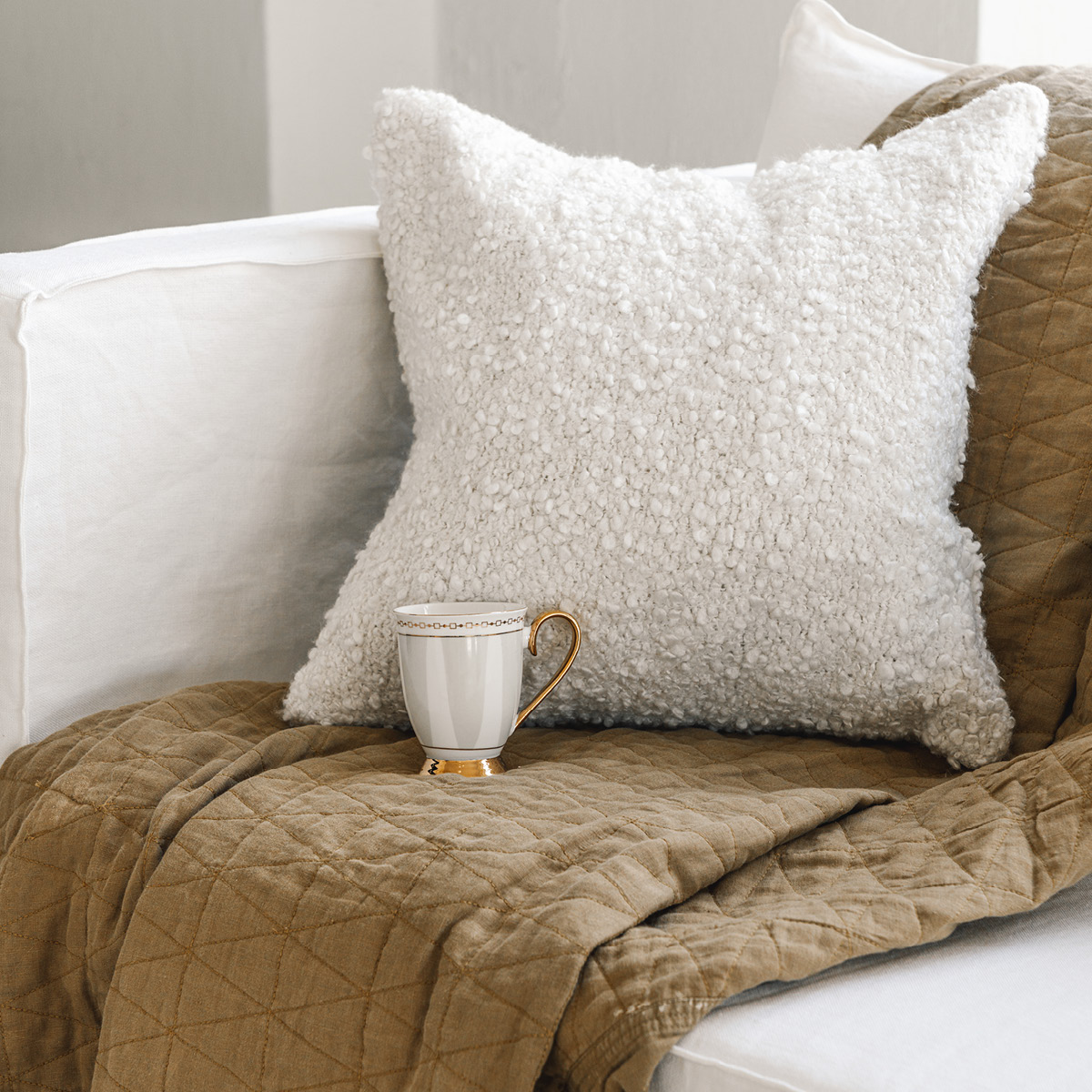 Hilke Strisce Tortora kopp 28 cl greige