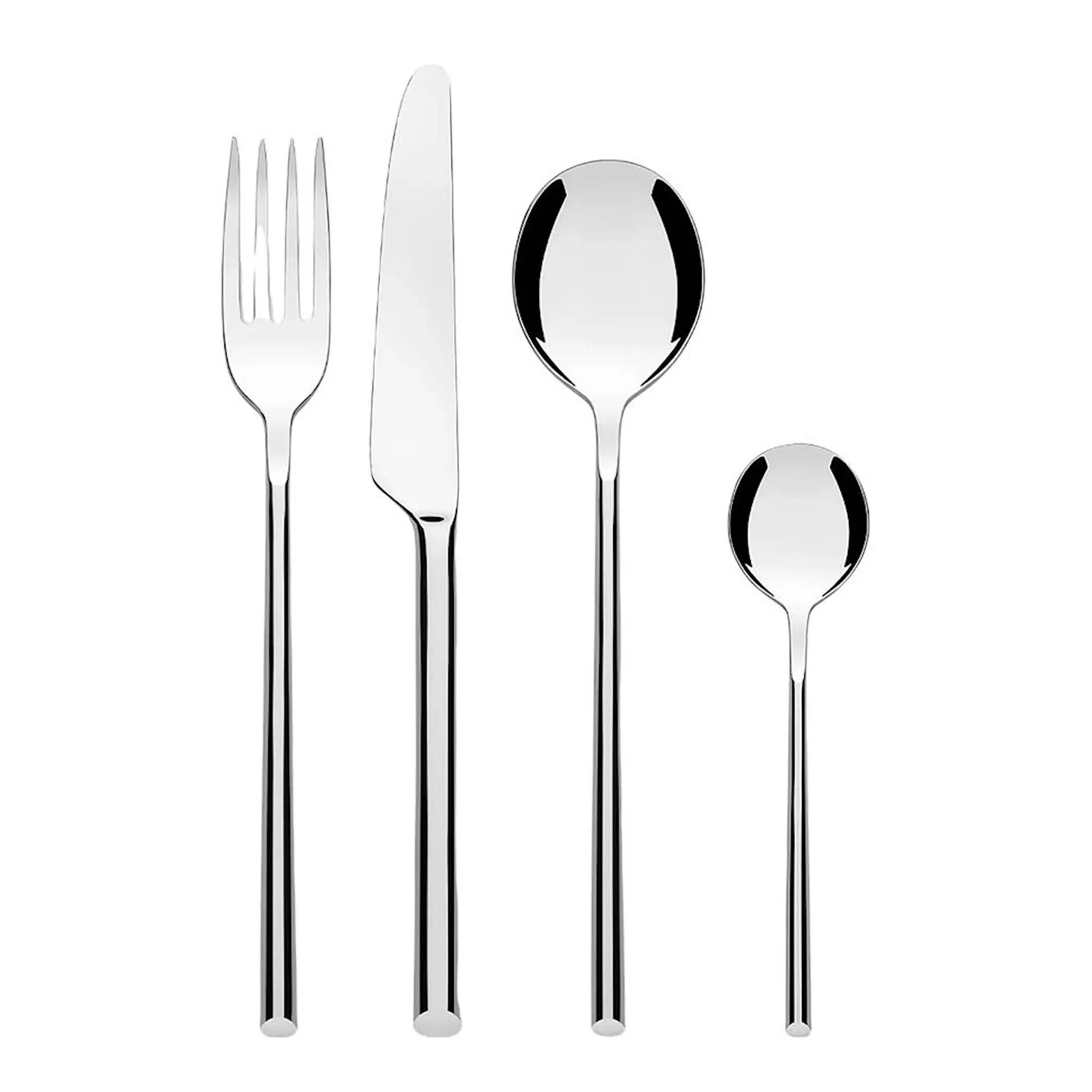 Alessi Clivo bestickset 24 delar blankt stål