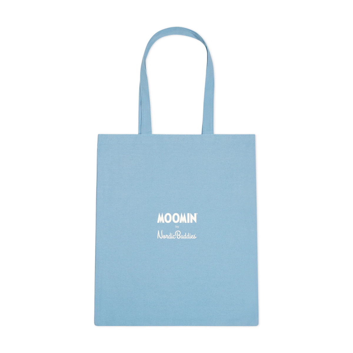 Nordicbuddies Muumi Kangaskassi Hattivatit 38,5x42 cm Vaaleansininen