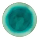 Riviera tallrik flat 21 cm azurblå/svart