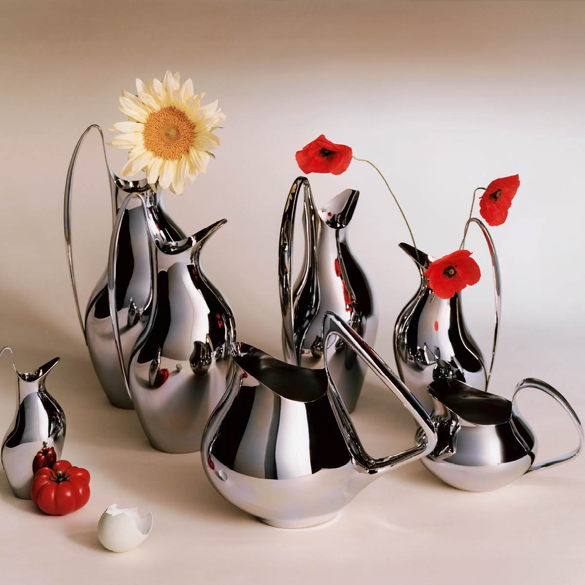 Georg Jensen Henning Koppel kanne 1,6L stål