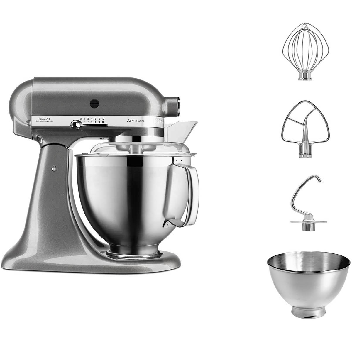 KitchenAid - KitchenAid Artisan Premium Yleiskone 4,8 L Medallion Silver