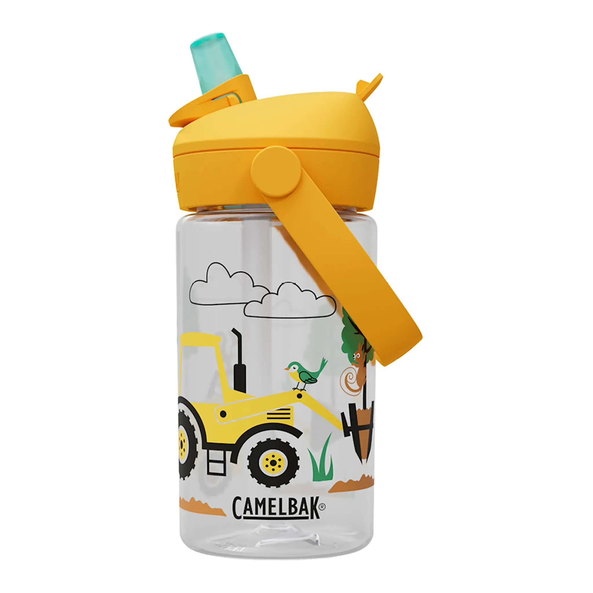 Camelbak Thrive Flip Straw Kids flaska 0,4 L tractors and trees