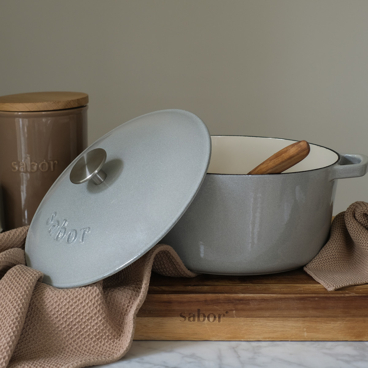 Sabor Gjutjärnsgryta 4,4 L storm grey