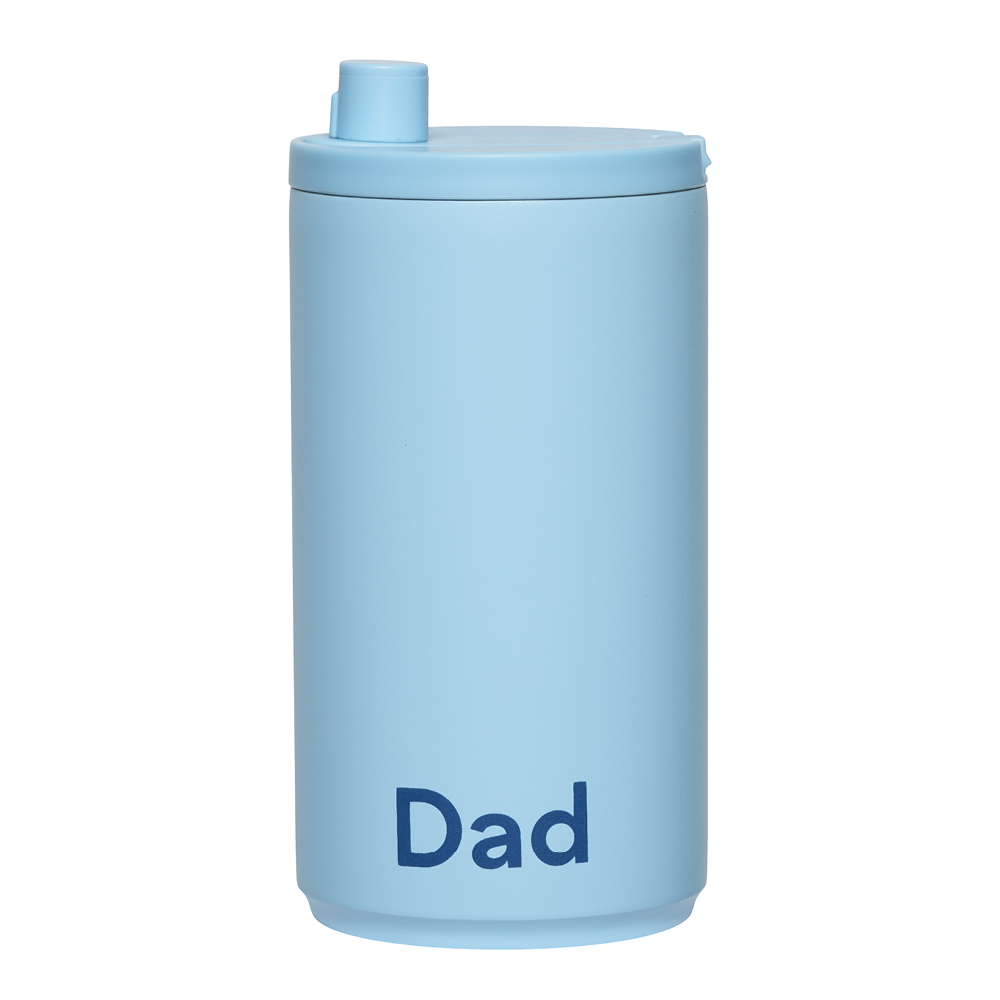 Design Letters - Travel Termosmuki Dad 35 cl Vaaleansininen