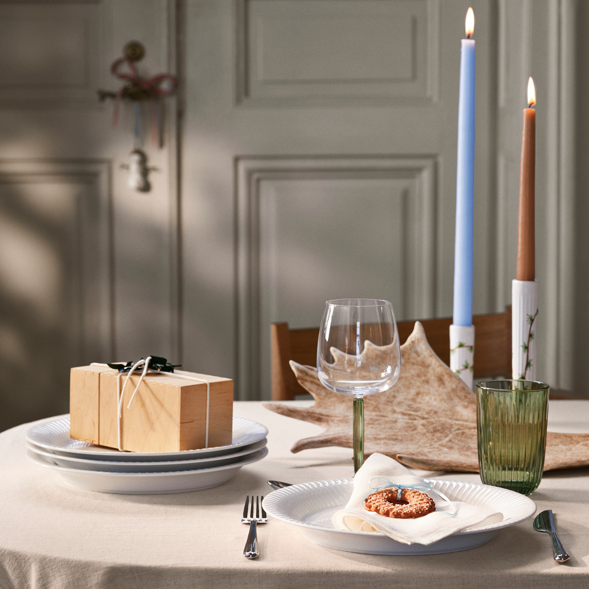 Kähler Hammershøi Lautanen 27 cm 4 kpl Valkoinen