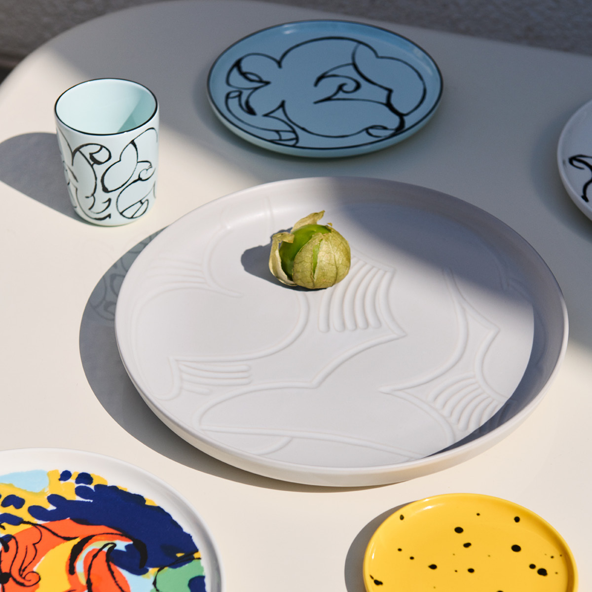 Marimekko Vildmo tallrik 32 cm vit