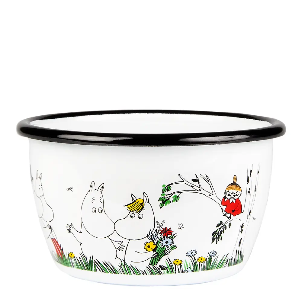 Muumi Emalikulho Iloinen perhe 30 cl