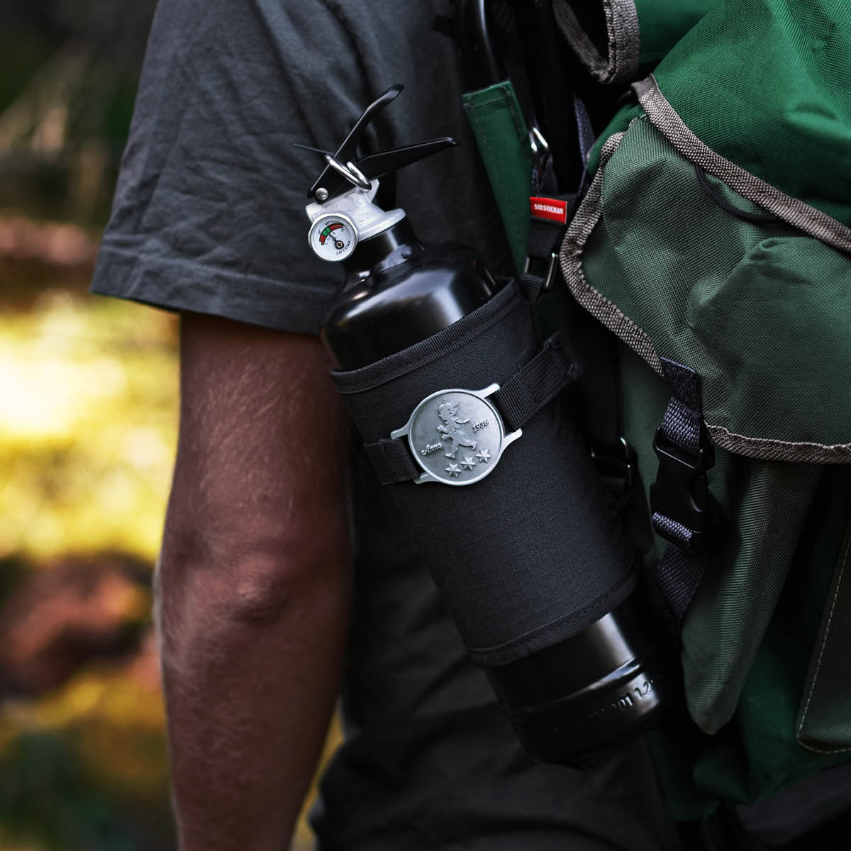 SOLSTICKAN Brannslukker 1 kg svart