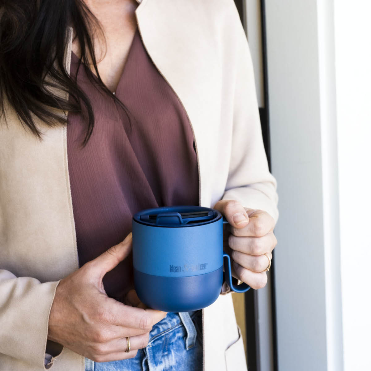 Klean Kanteen Rise mugg 41 cl med fliplock Stellar