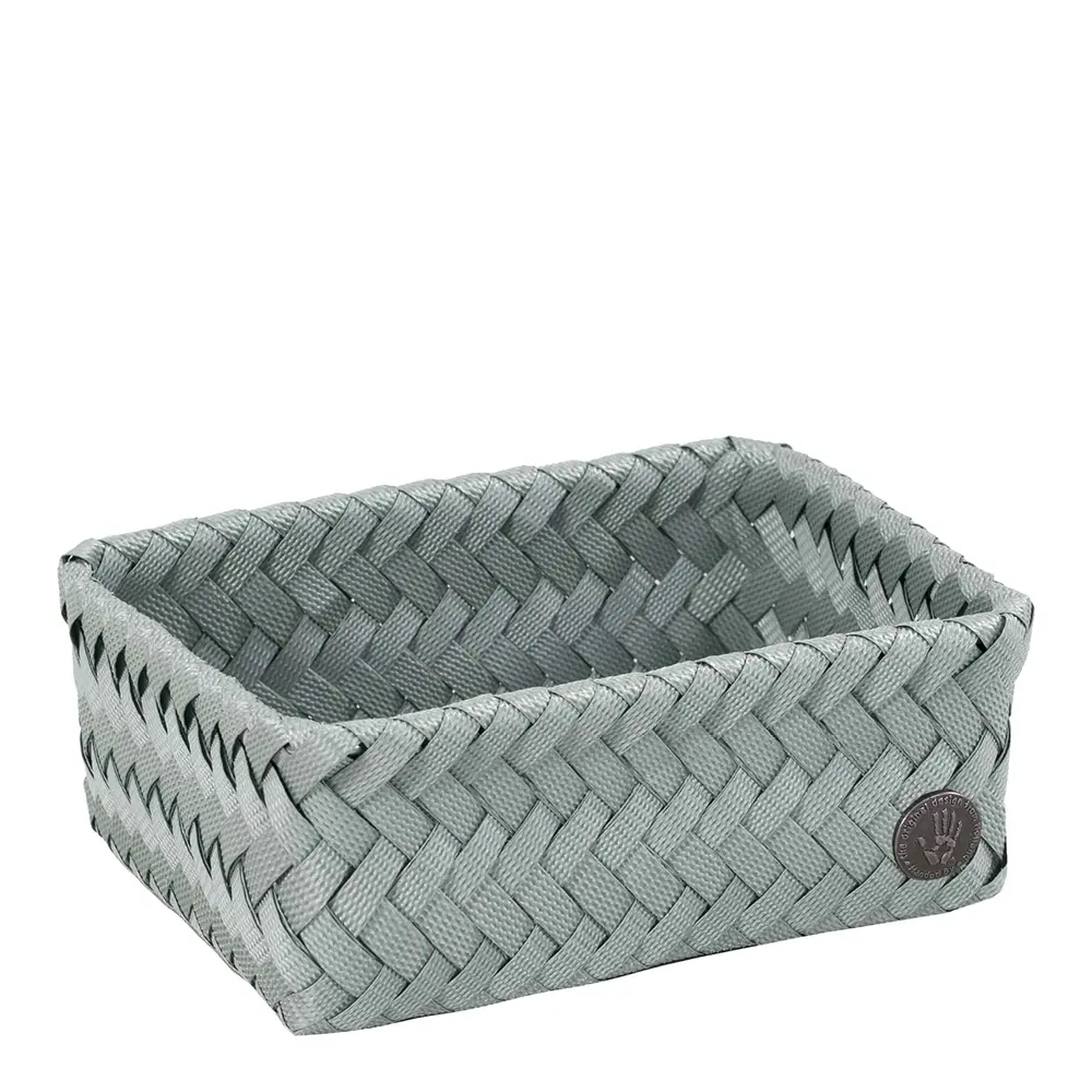 Fit liten oppbevaringskurv 18x12x7 cm eucalyptus