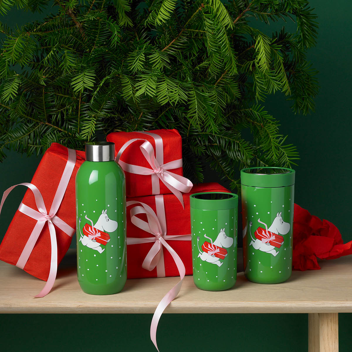 Stelton Mummi To Go Click termokopp 0,4L Moomin present