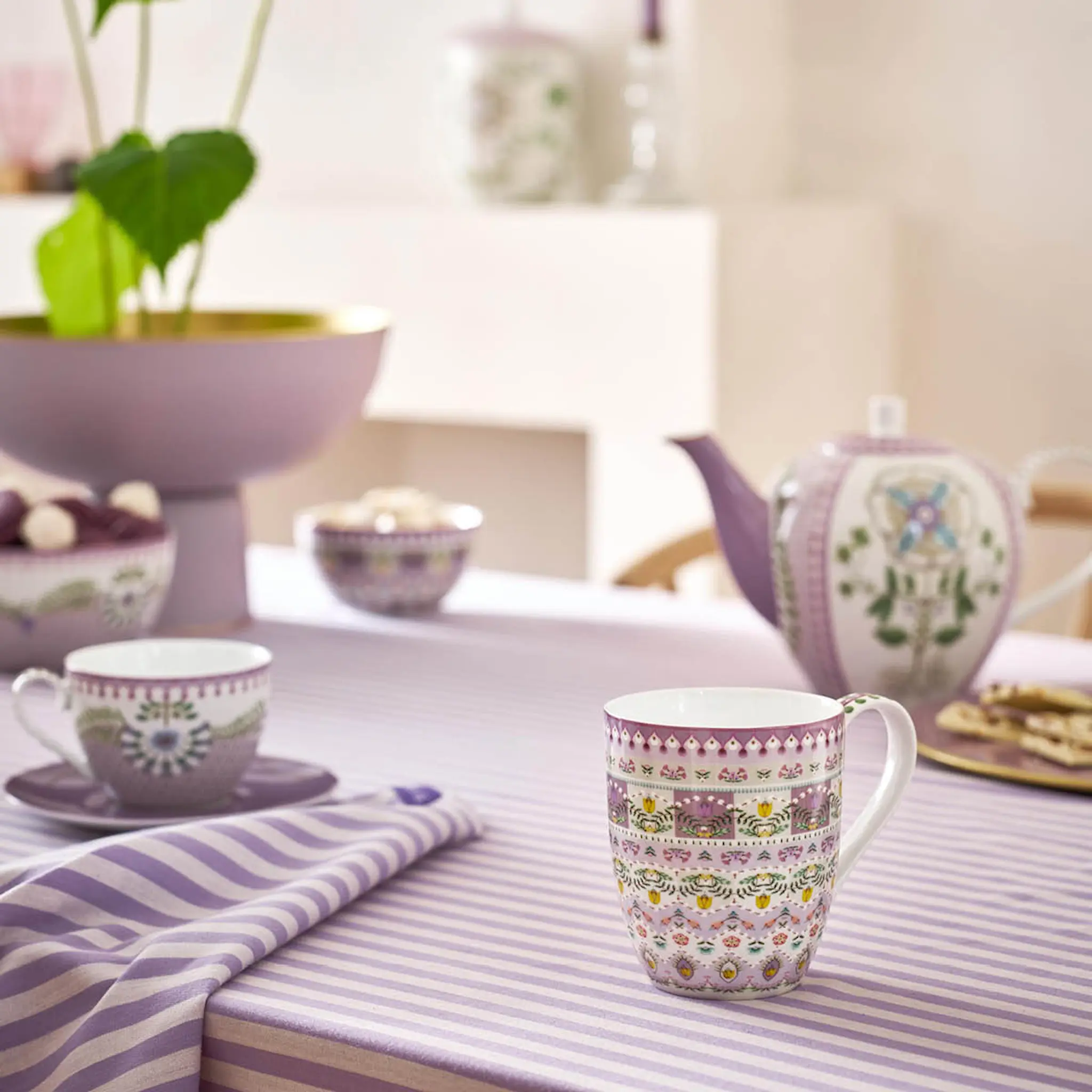 Pip Studio Lily & Lotus Muki XL 40 cl 2 kpl Off-white