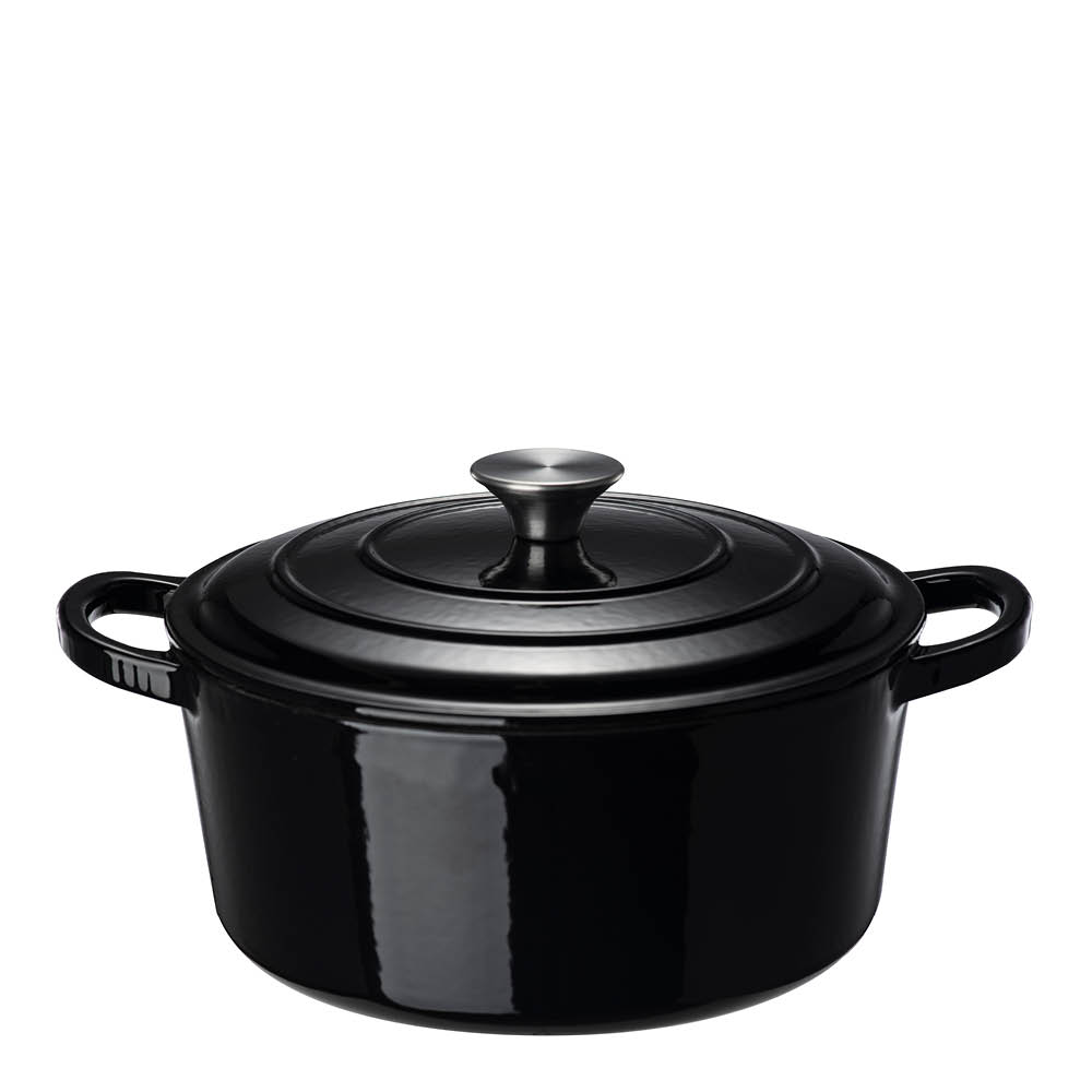 Sabor Basic støpejernsgryte 4,2L svart