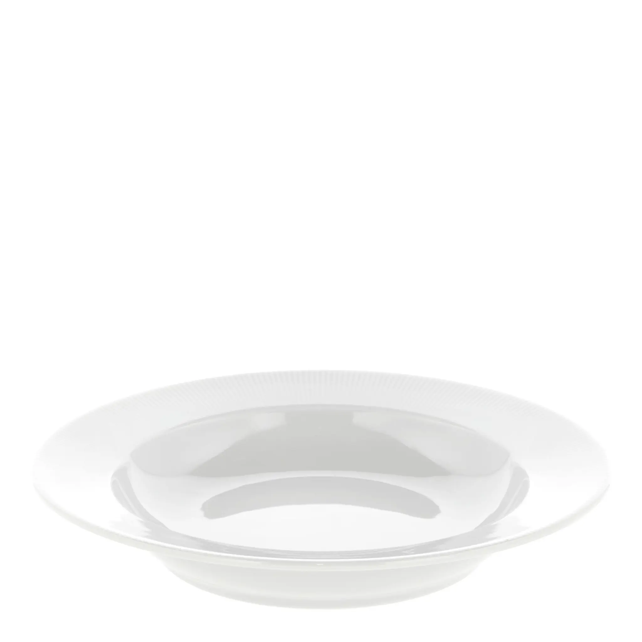 Pillivuyt Eventail Tallrik djup 22 cm Vit