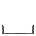 Marr vägghylla i marmor 50 cm svart marmor