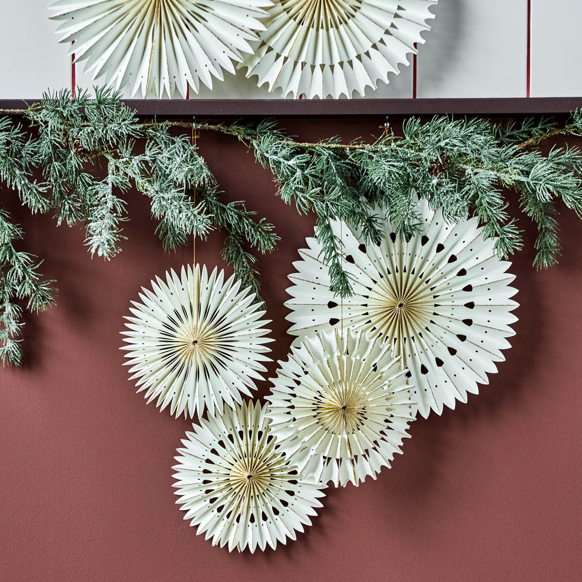 House Doctor Stelle juldekoration 3-pack 20 cm off-white