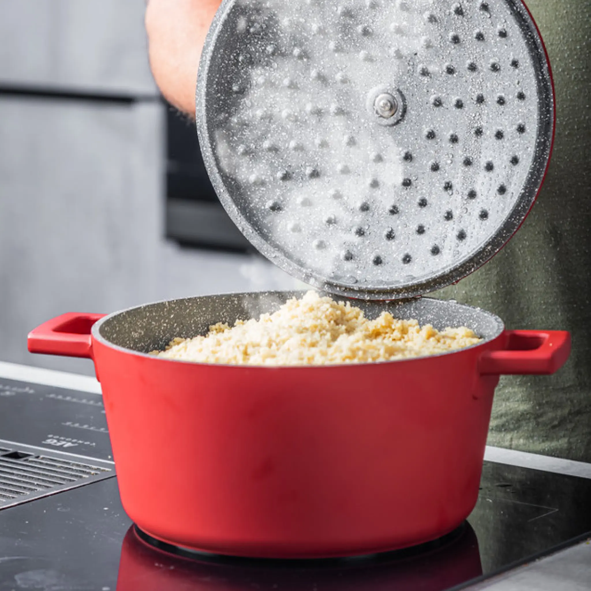 MasterClass Cast Aluminium Pata 2,5 L Punainen