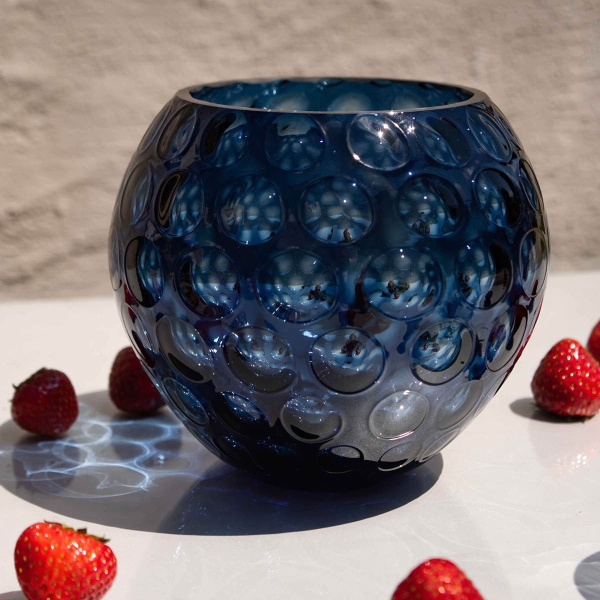 Klimchi Kugel vas 18 cm royal blue