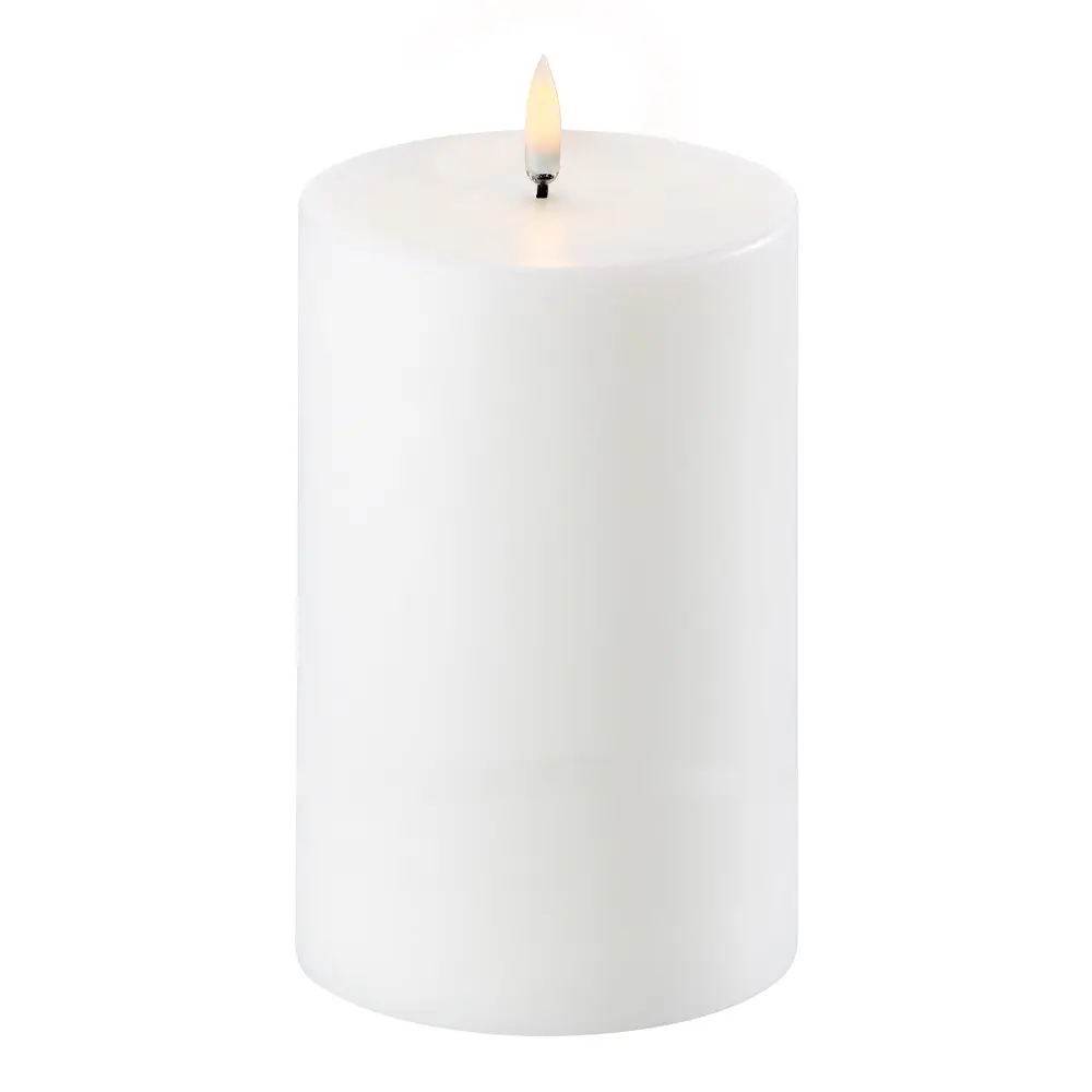 Uyuni LED Pöytäkynttilä 10x15,2 cm Valkoinen