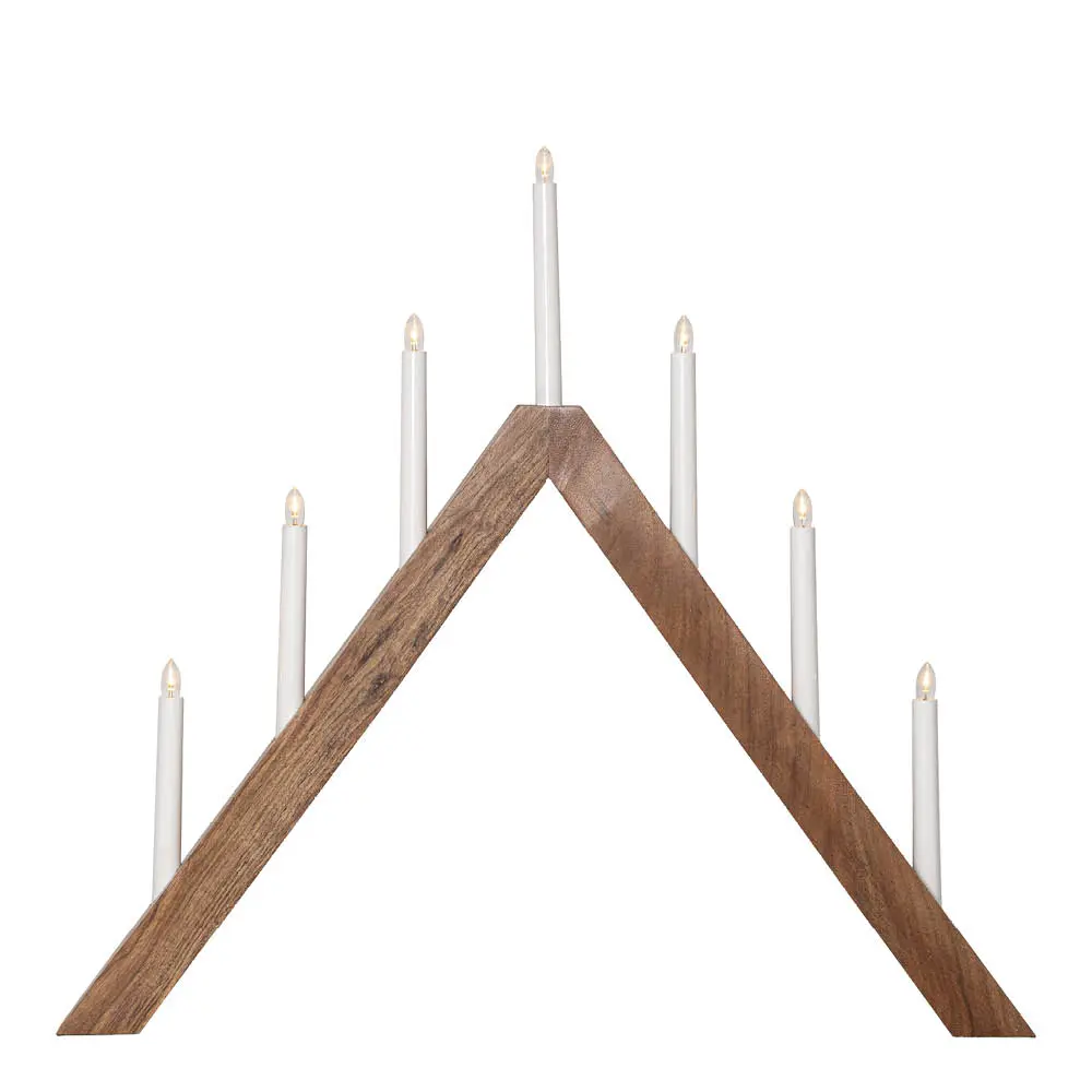 Acca adventtikynttelikkö A-malli 60 cm ruskea