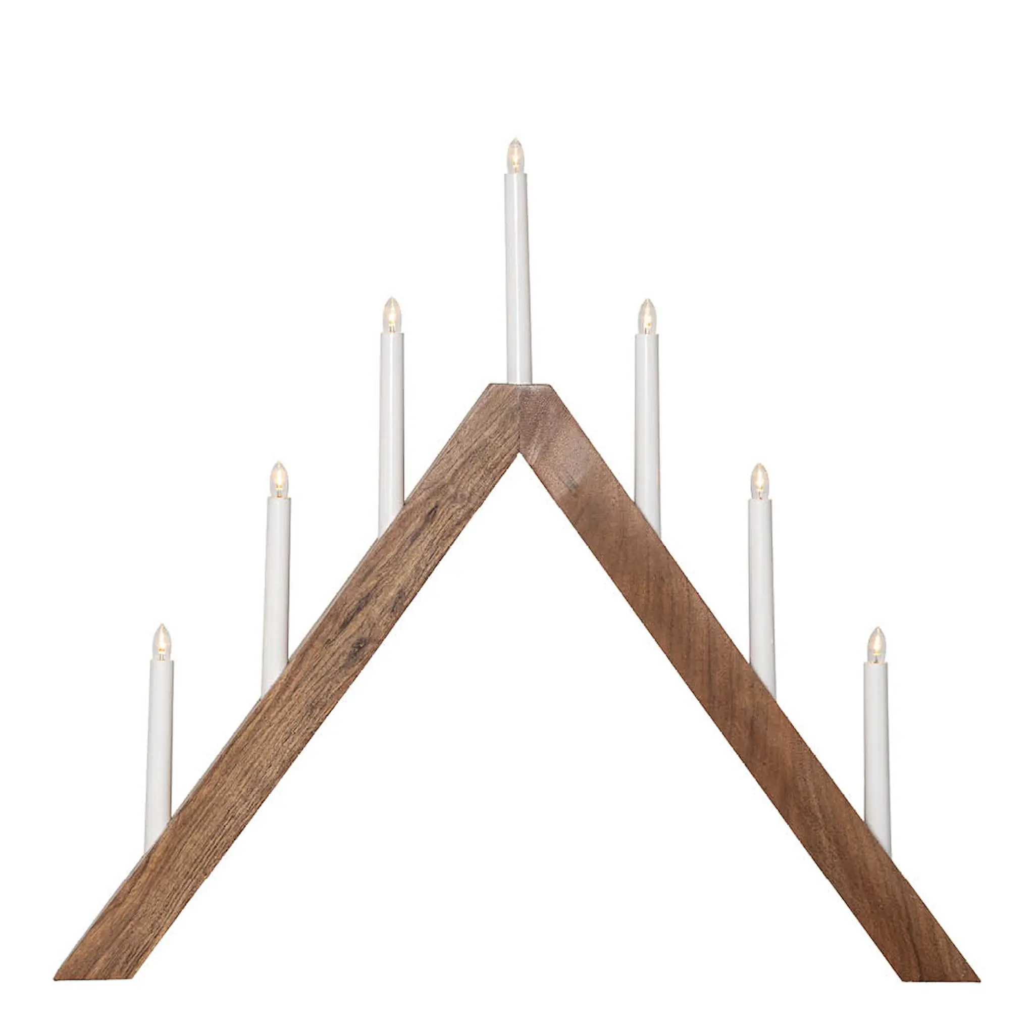 Star Trading Acca adventsljusstake A-form 60 cm brun