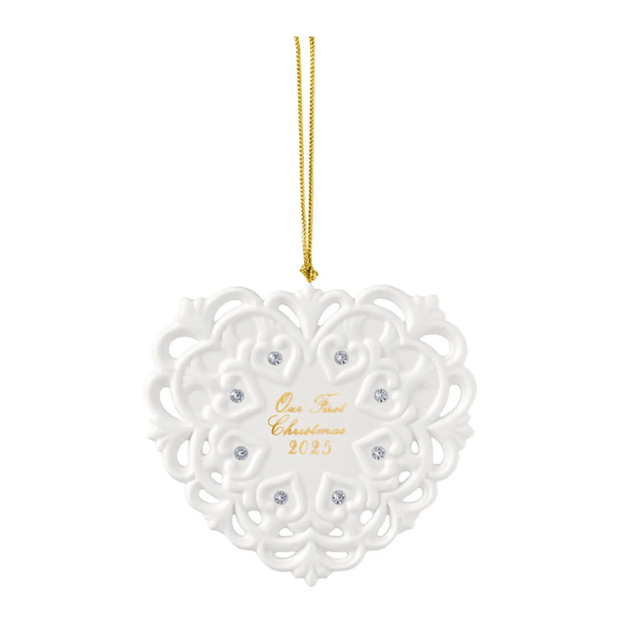 Villeroy & Boch Christmas Classic 2025 julgranspynt hjärta 9,5 cm