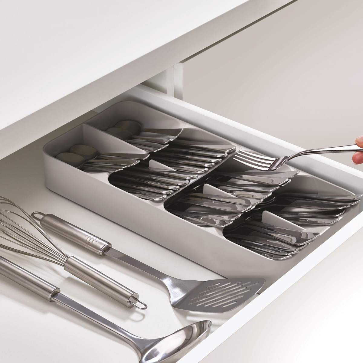 Joseph Joseph Drawerstore bestikkoppbevaring 39x18 cm grå
