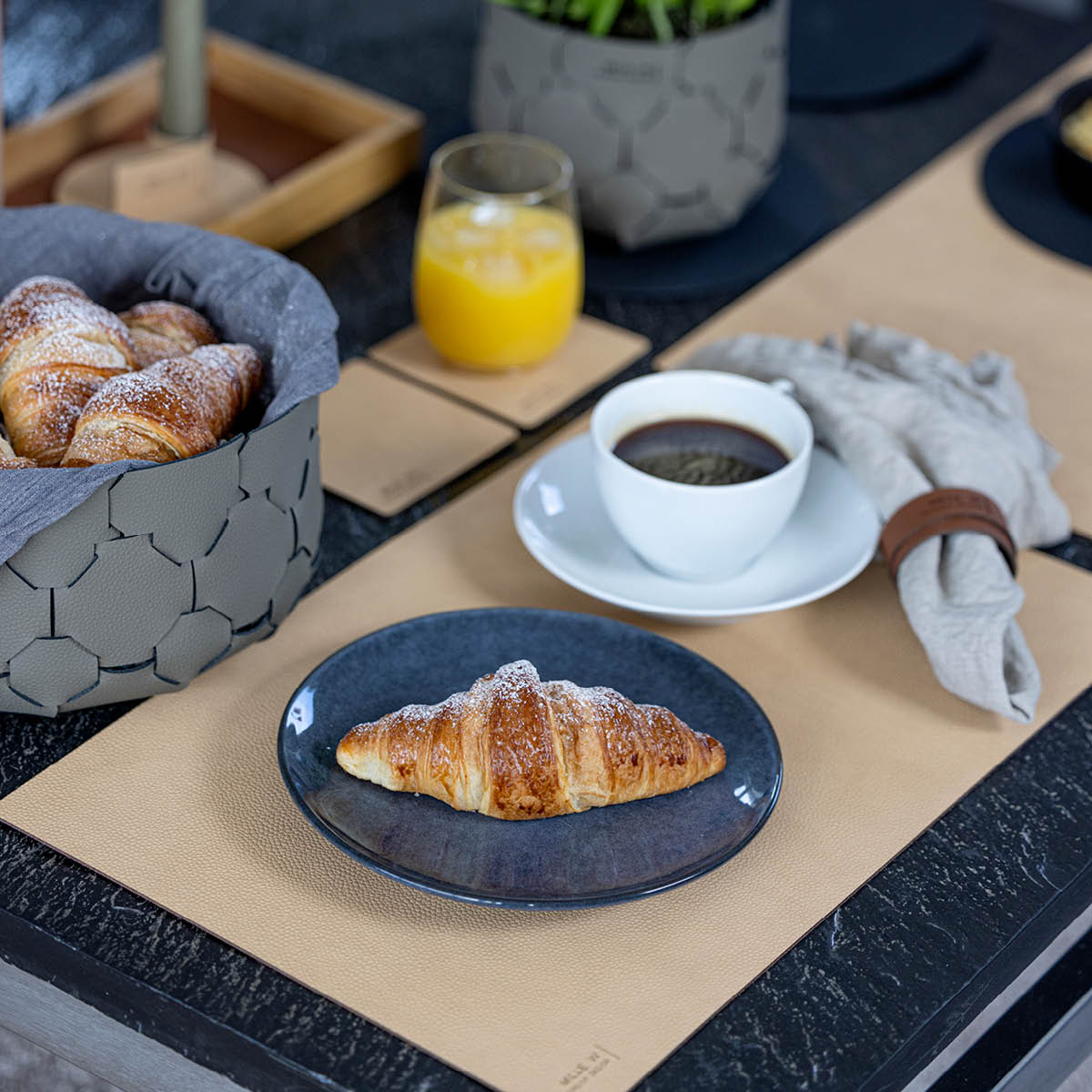 MiLLE W NORDISK DESIGN Rectangular Pöytätabletti 45x35 cm Beige