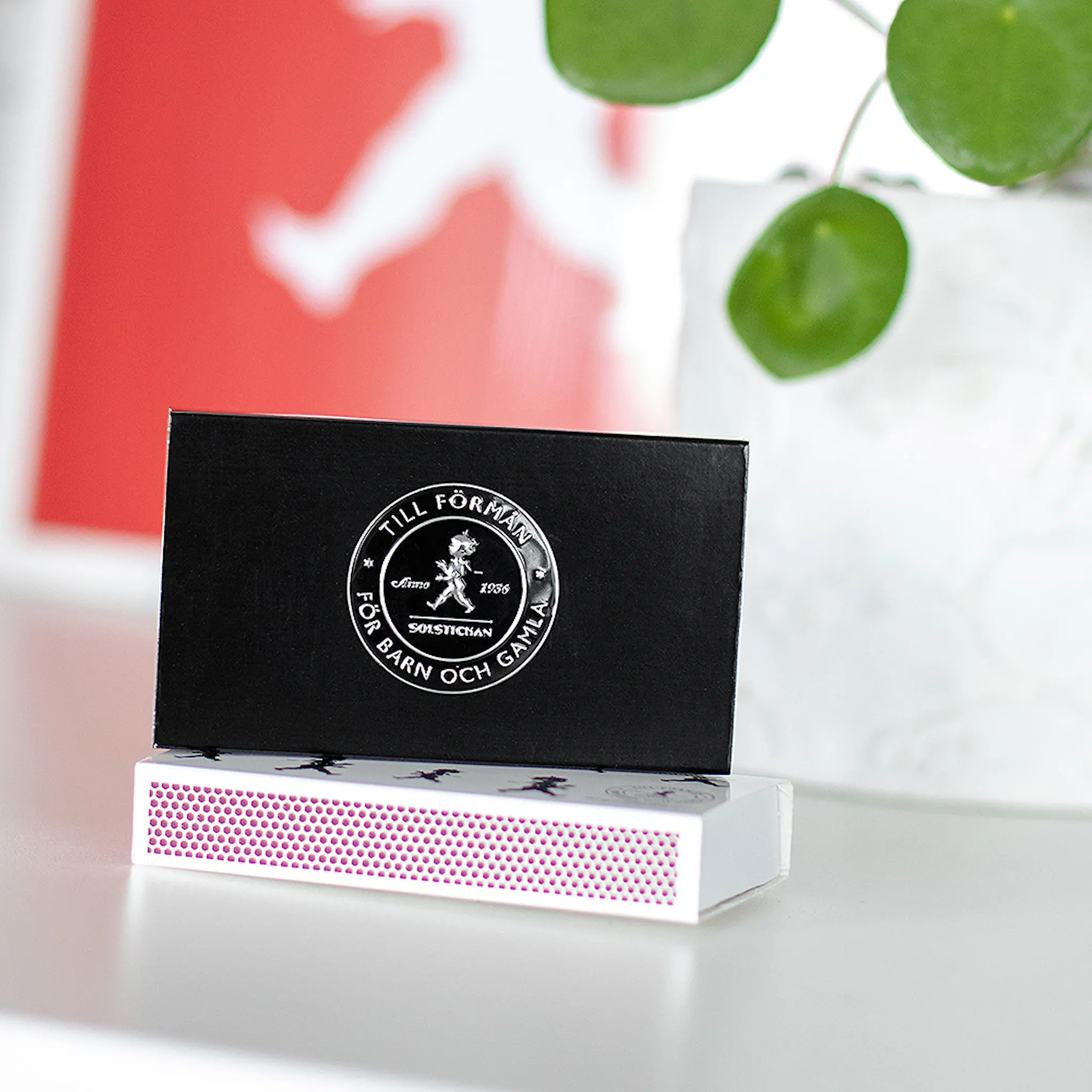 SOLSTICKAN Tulitikut Musta