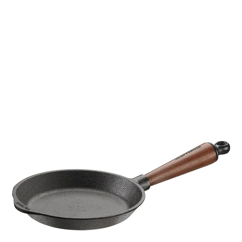 Traditional stekepanne med trehåndtak 18 cm