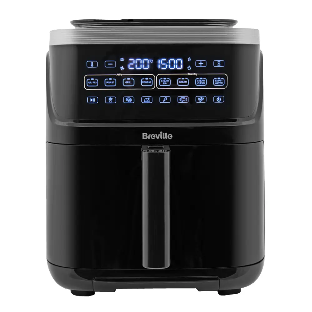 Halo Steam Airfryer 7,5 L Musta