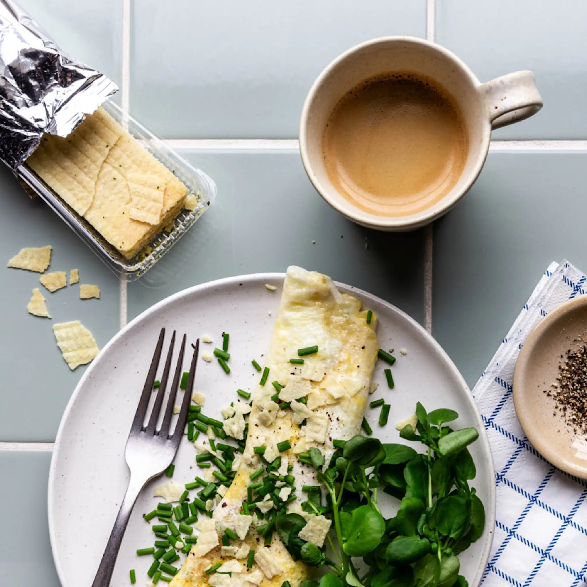 Nicolas Vahé Crispy snack sour cream & onion 75 g