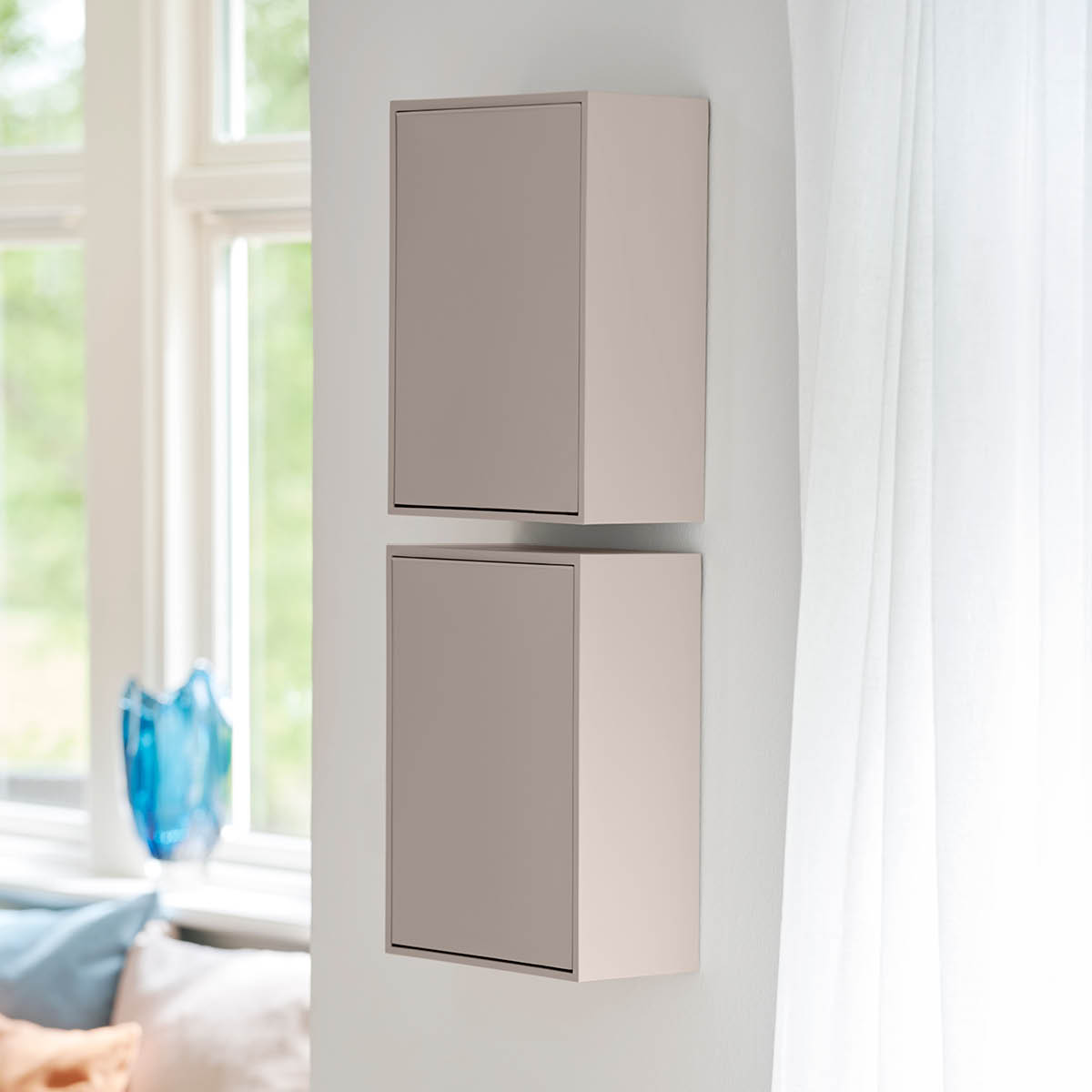 ReCollector Recycling Lajittelulaatikko 30x15x40 cm Silver Cloud Grey