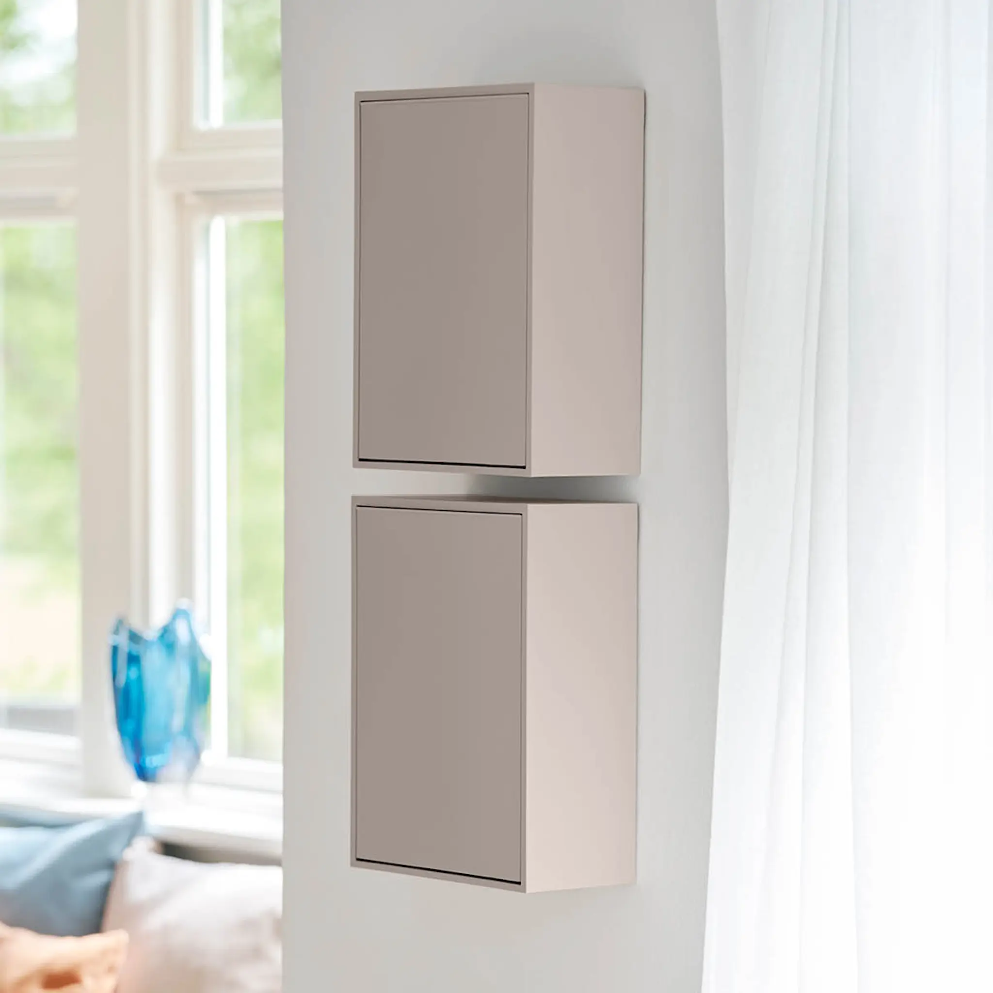 ReCollector Recycling Lajittelulaatikko 30x15x40 cm Silver Cloud Grey