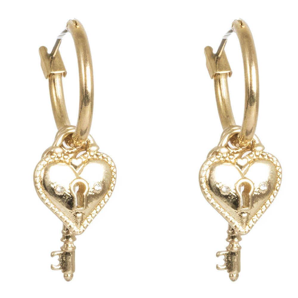 A&C Oslo AS Open my Heart örhängen 3 cm guld