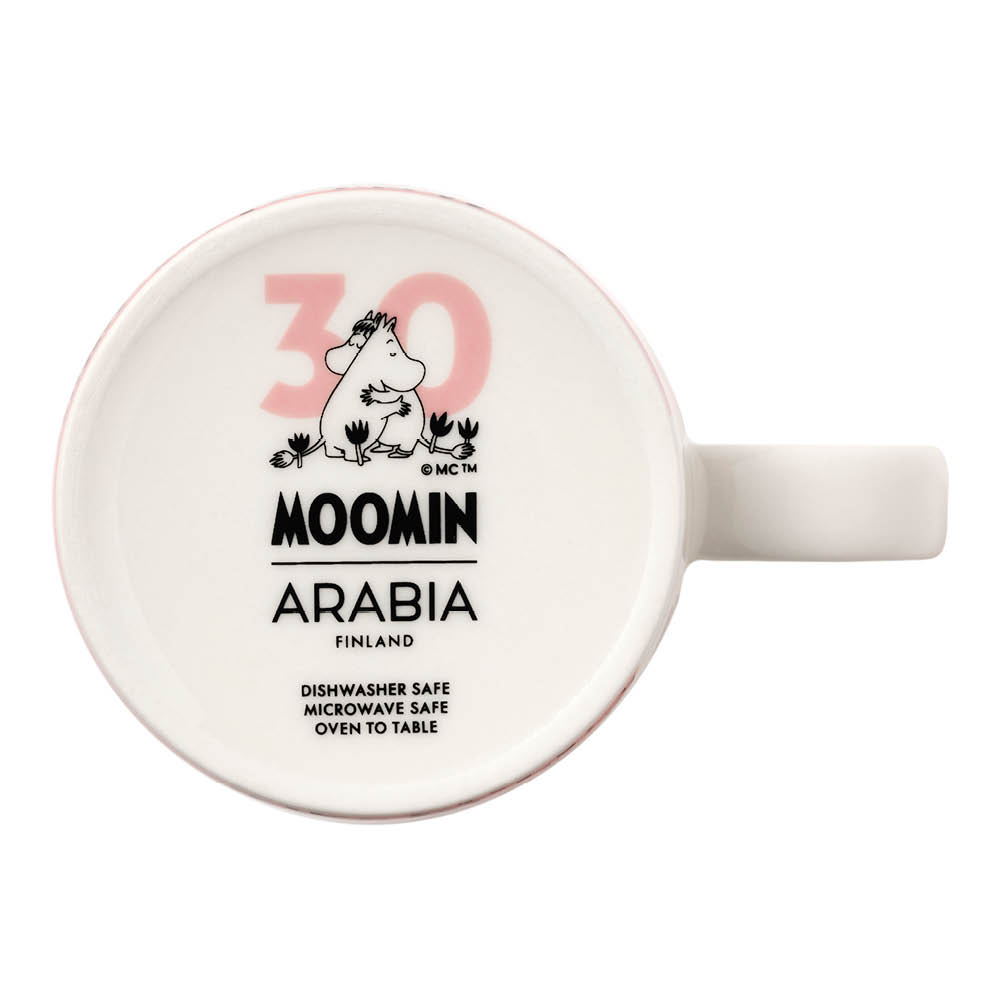 Moomin Arabia Muminmugg 30 cl Kärlek rosa 30 år presentask