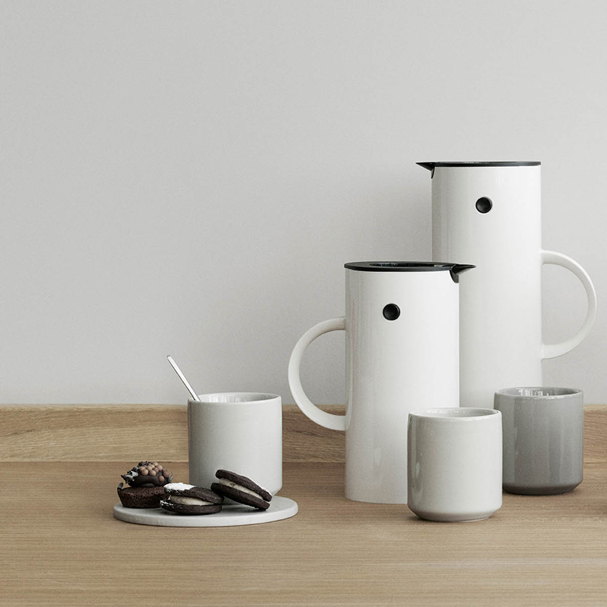 Stelton EM77 Kaffepress 1 L Vit