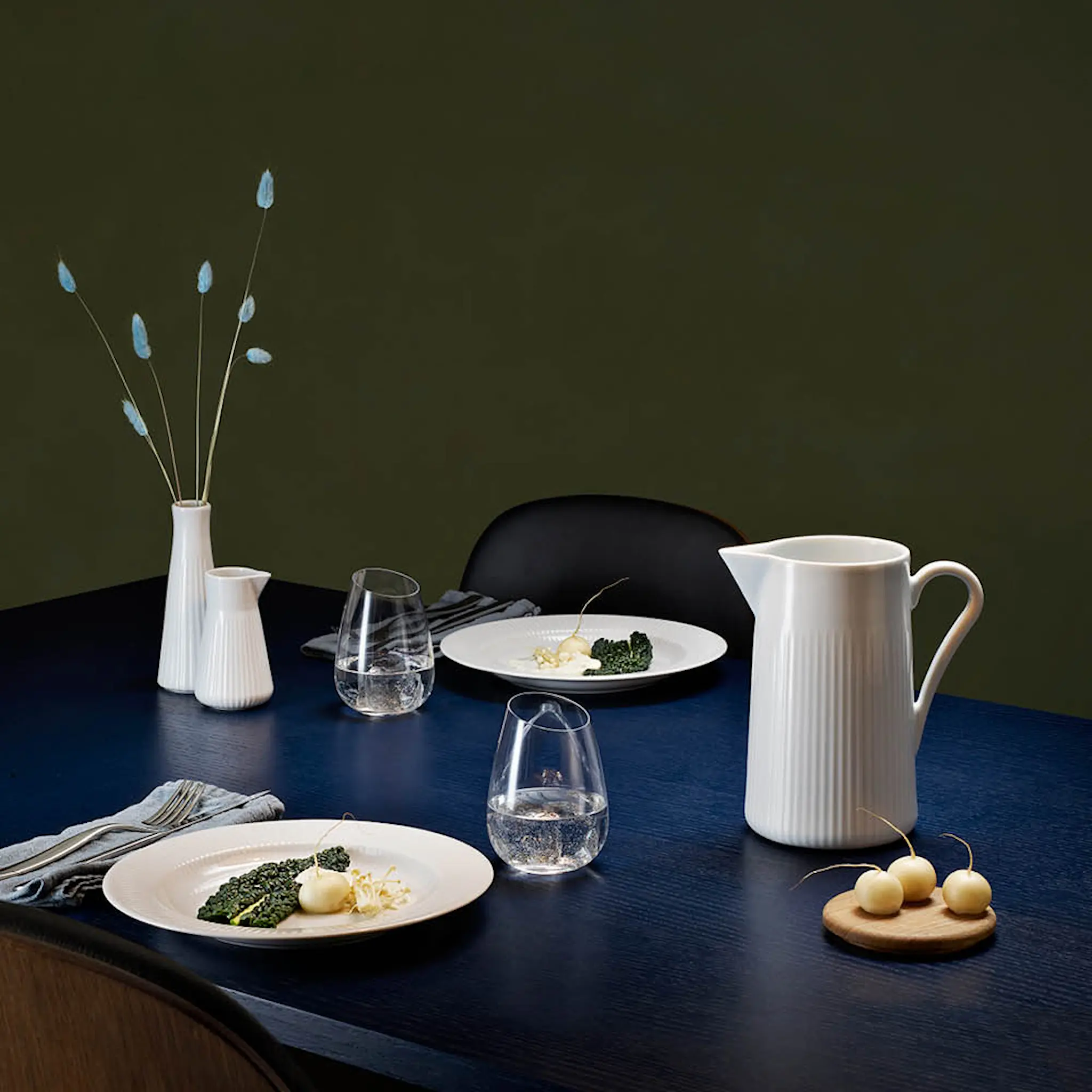 Eva Trio Legio Nova Lautanen 25 cm 4 kpl Valkoinen