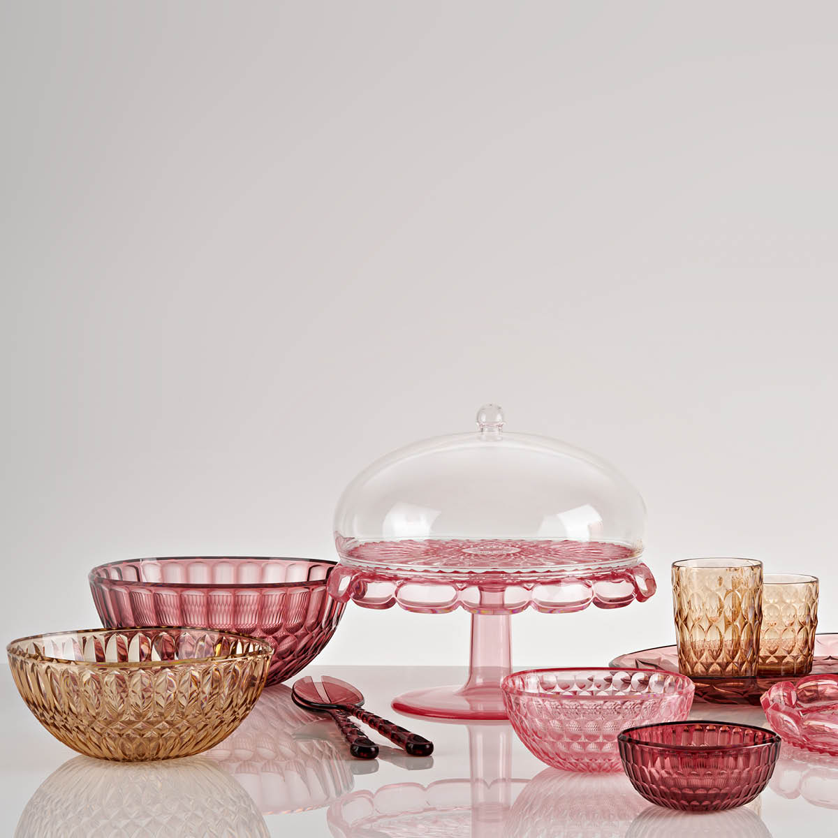 Guzzini Vanity skål 0,9 L 16 cm bioplast Flamingo pink