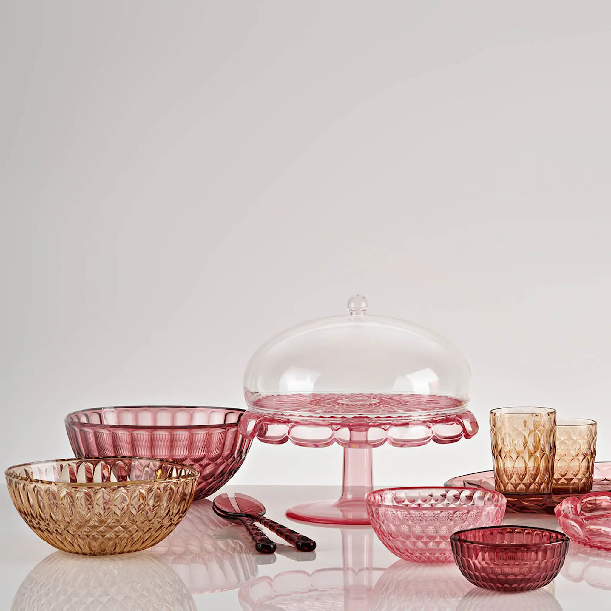 Guzzini Vanity skål 0,9 L 16 cm bioplast Flamingo pink