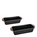 Bake It brödform 2,7 L 2-pack svart/röd