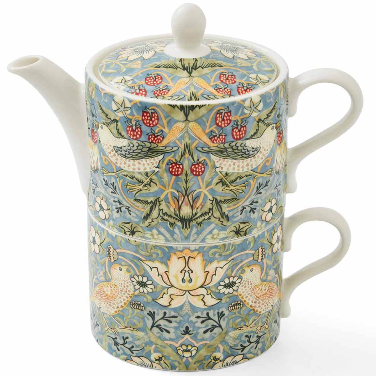 Morris & Co Morris & Co Strawberry Thief Tekanna/Temugg 0,28 L