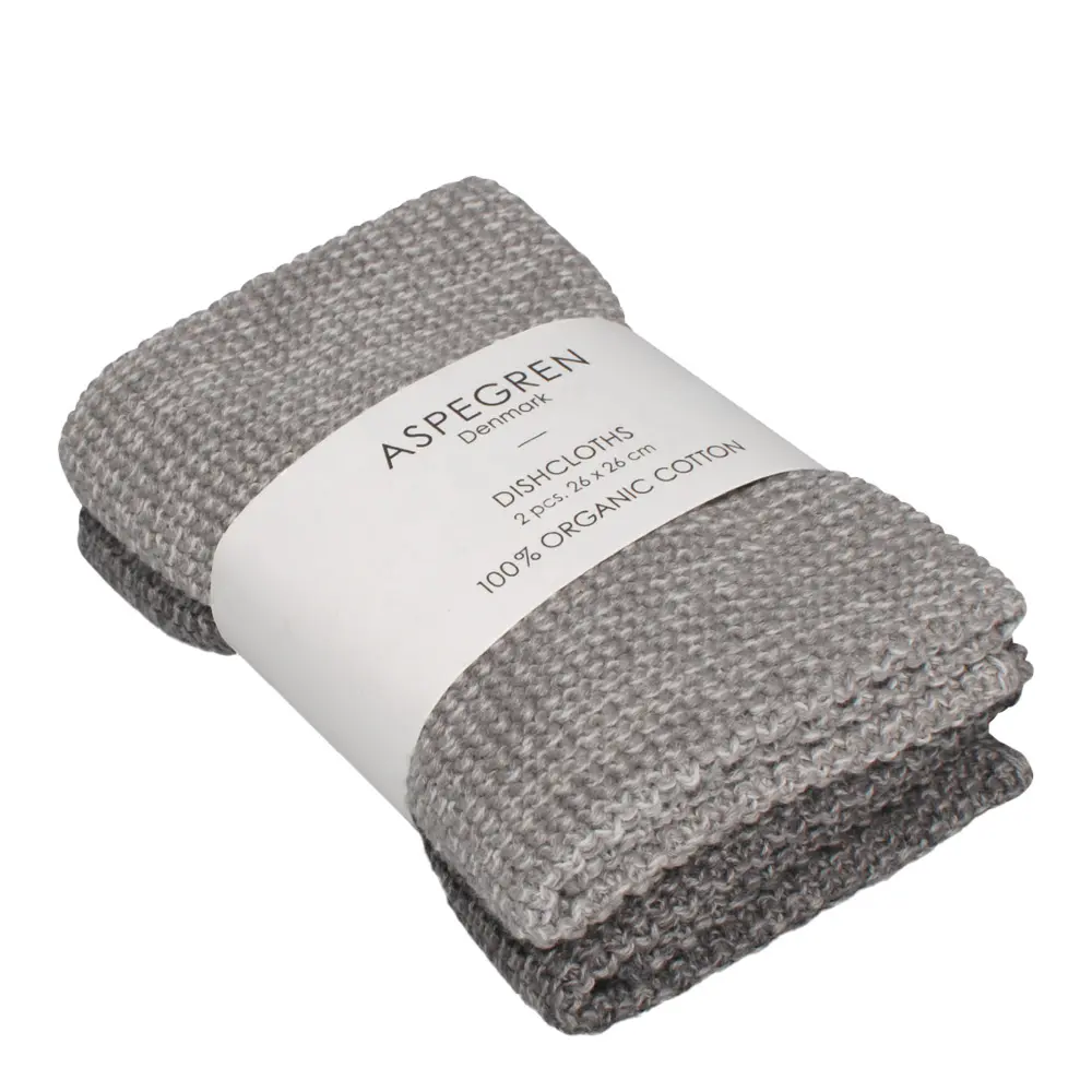 Blend Neulottu tiskirätti 26x26 cm Gray