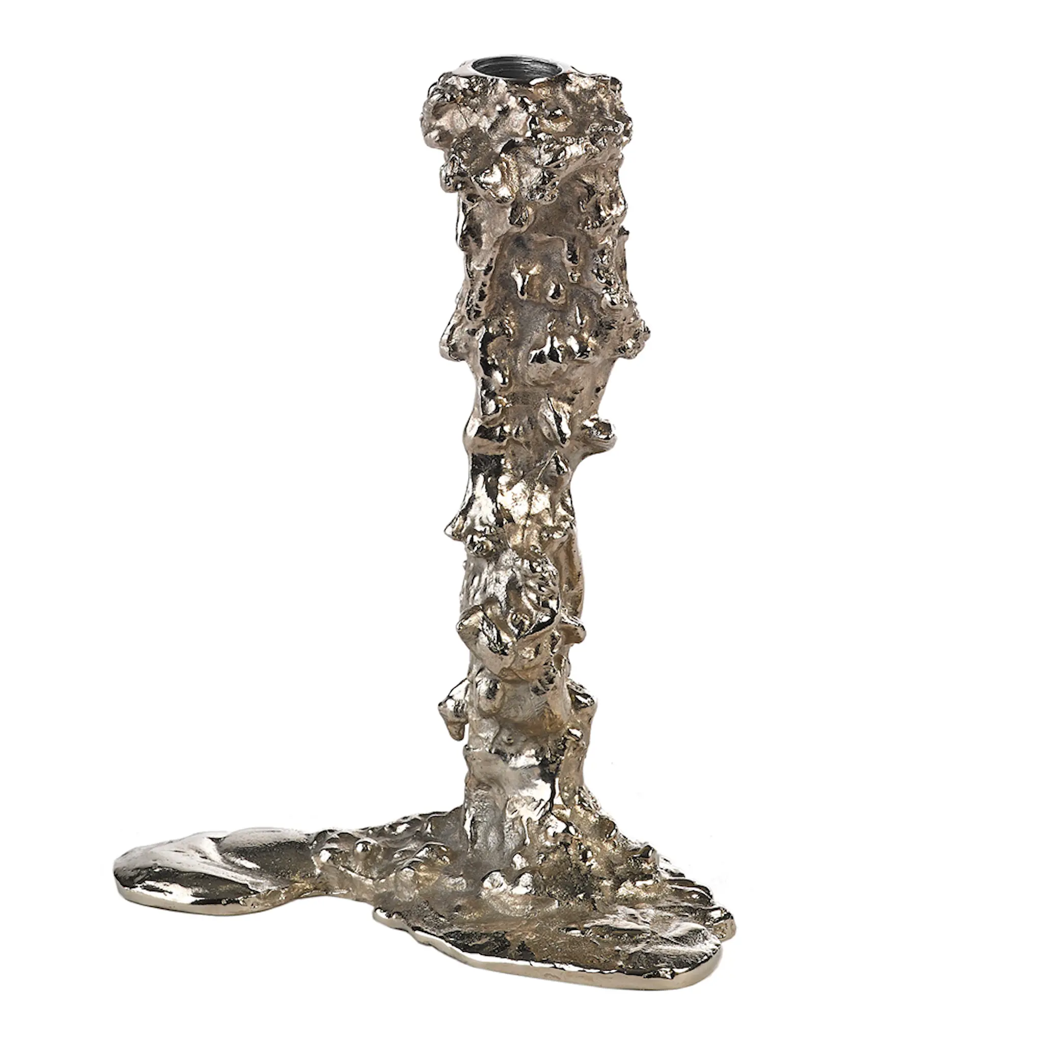 Pols Potten Drip Kynttilänjalka 25 cm Hopea