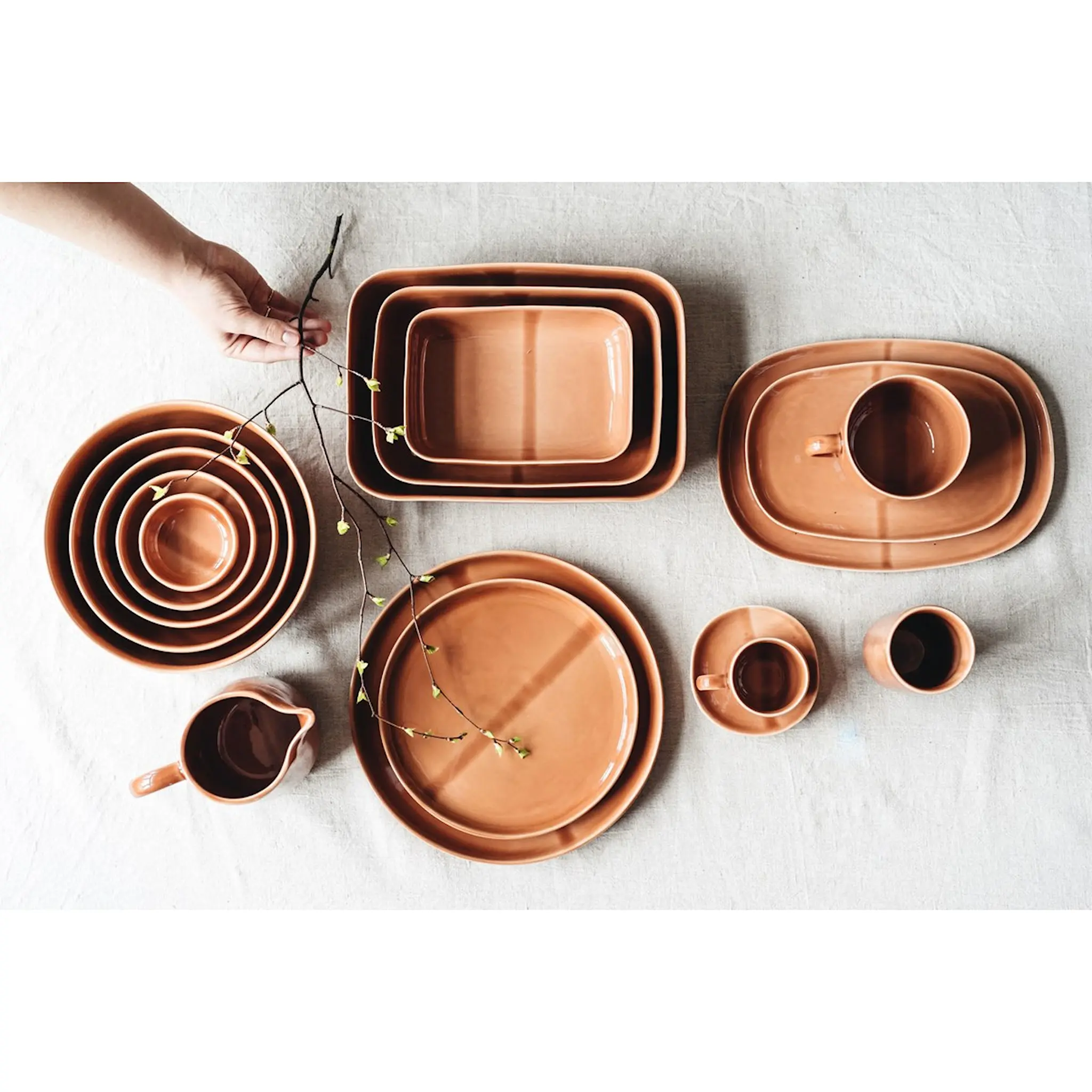 Heirol Heirol x Nosse Tallrik 30 cm Terracotta