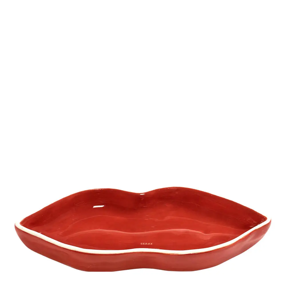 Les Objets Mouleversants tarjoiluvati Lips S 16x6x2 cm punainen