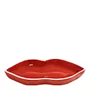 Les Objets Mouleversants Lips serveringsfat S 16x6 cm röd